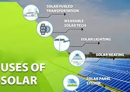 use of solar energy